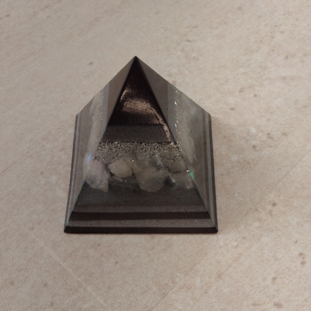 Black Pyramid Paperweight